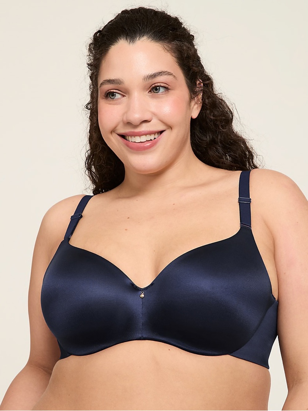 Cacique Navy Smooth Full-Coverage T-Shirt Bra